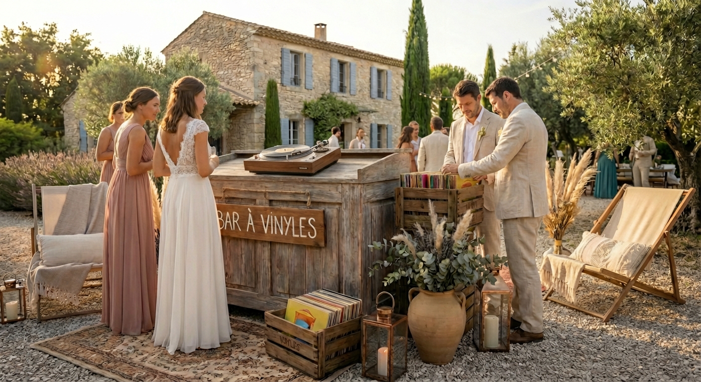Bar à vinyles